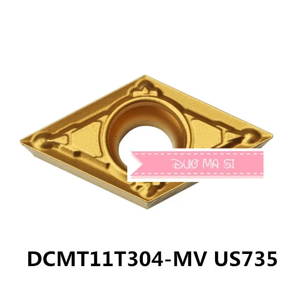 DCMT11T302-MV US735/DCMT11T304-MV US735/DCMT11T308-MV US735 оригинальная вставка карбида для токарного