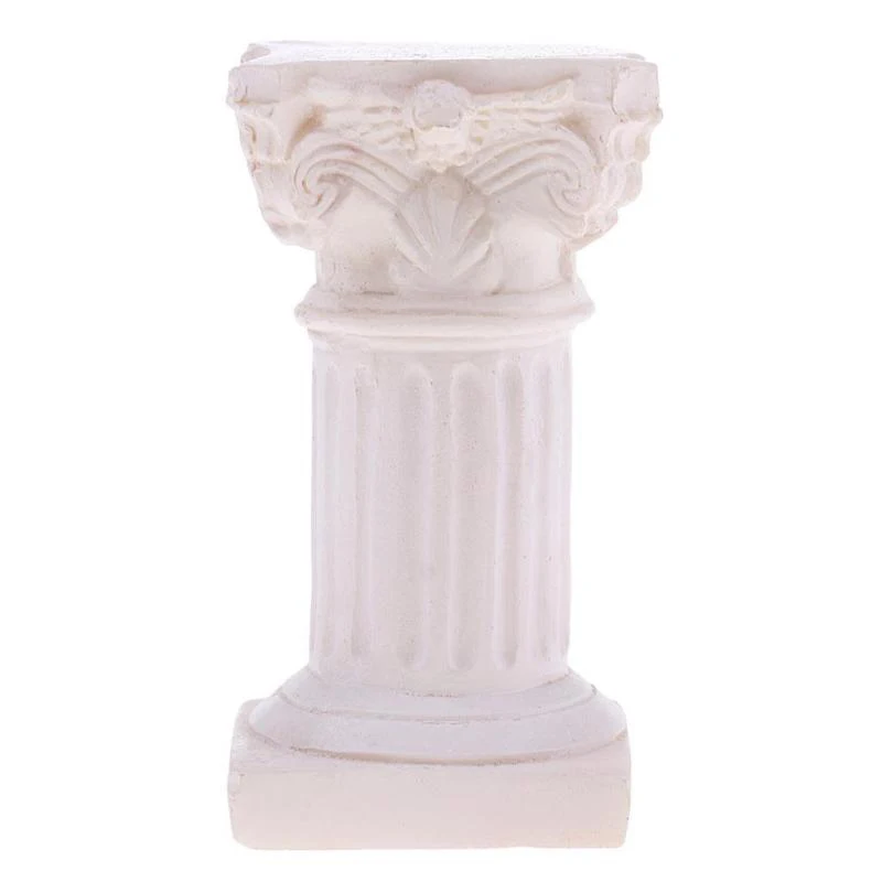 

For Garden Diorama Yard Accessory Resin Roman Column Pillar Model Miniature