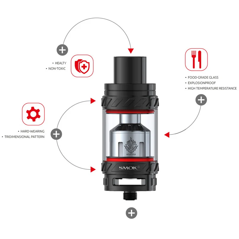 Электронные сигареты Атомайзеры оригинальный SMOK TFV12 атомайзер боксмод бак