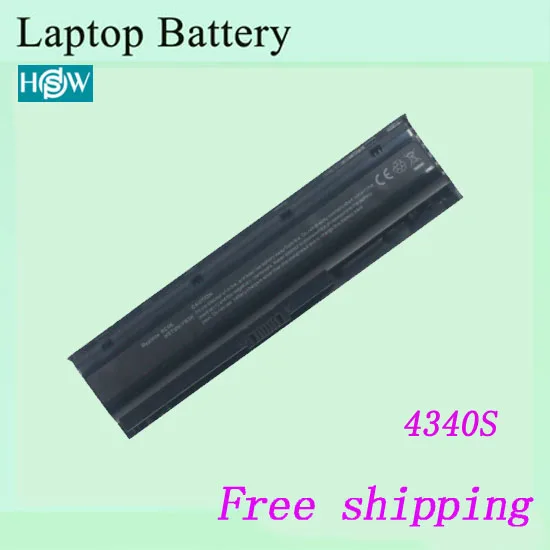 

High quality 10.8v 7800mah RC06 Laptop battery For HP ProBook 4340s 4341s Free shipping+gift