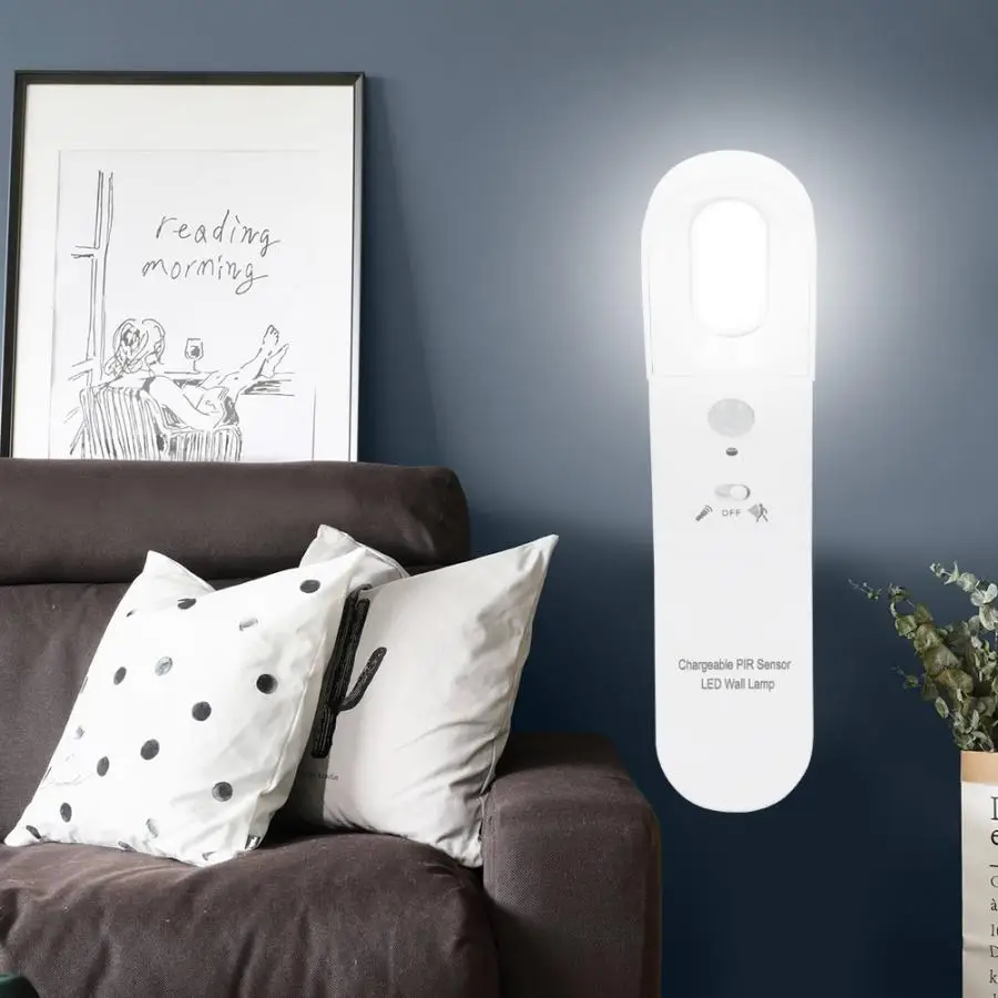 

Night Light USB Charging Wall Light Control & PIR Motion Sensor LED Night for Cabinet Corridor