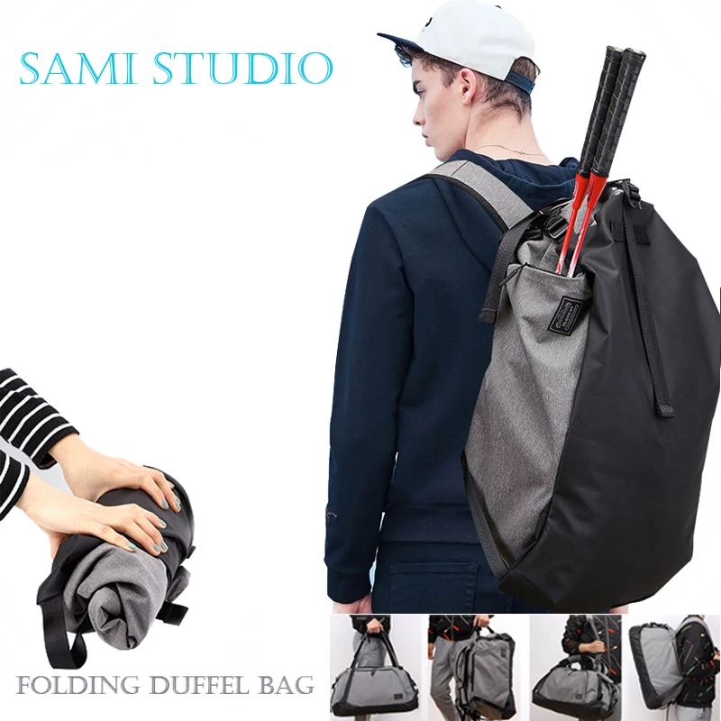 

Men Travel Bag Waterproof Nylon Shoulder Travelling Bag Protable Folding Duffel Bag Casual luggage bag Tote