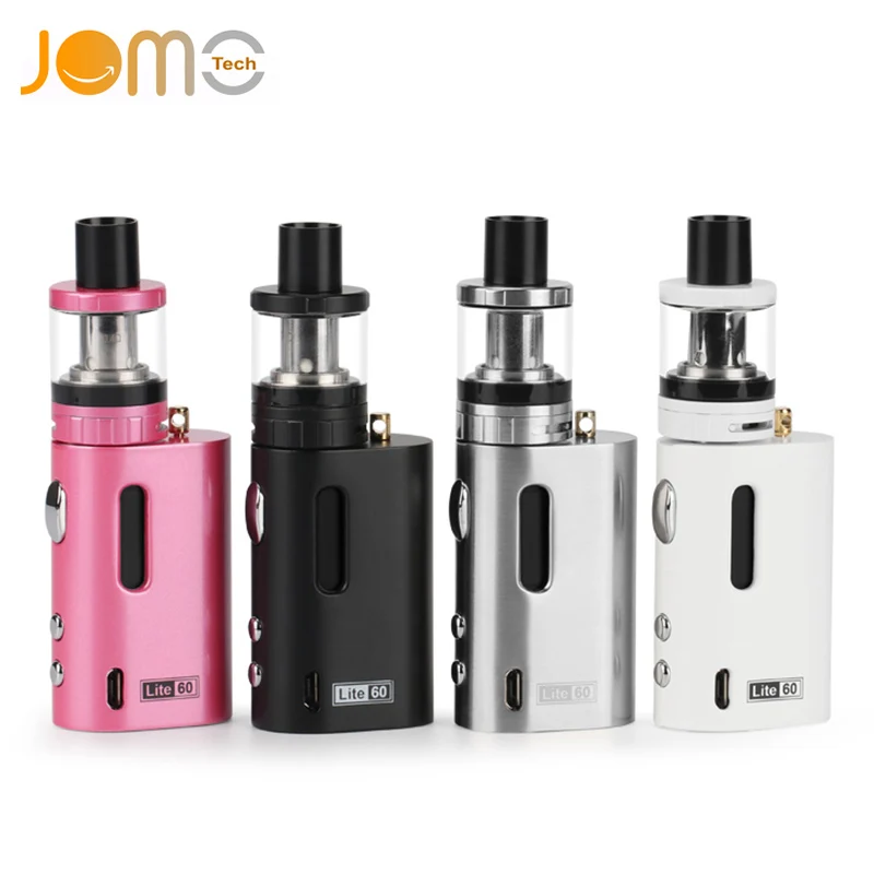 1600 мАч 60 Вт ТК Box Mod Джомо Lite Комплект Электронных сигарета VW Мод 1 VTC 200F 600F Vape с