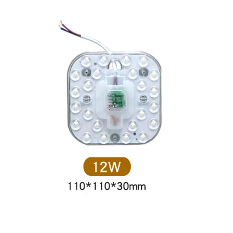 12/18/24/30 W осветительная Панель Светодиодный модуль Алюминий лампы AC220V прочный практичный Новый