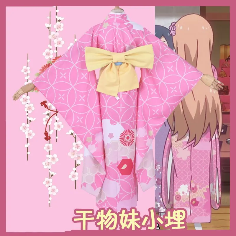 Аниме Himouto! Umaru chan мультипликационный персонаж дома Умару цветочное кимоно