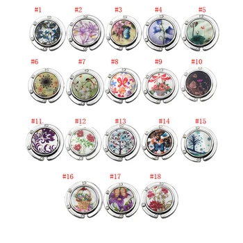 

Free shipping 500pcs/lot Folding Handbag/Purse/Bag Hanger Table Hook Hang Holder