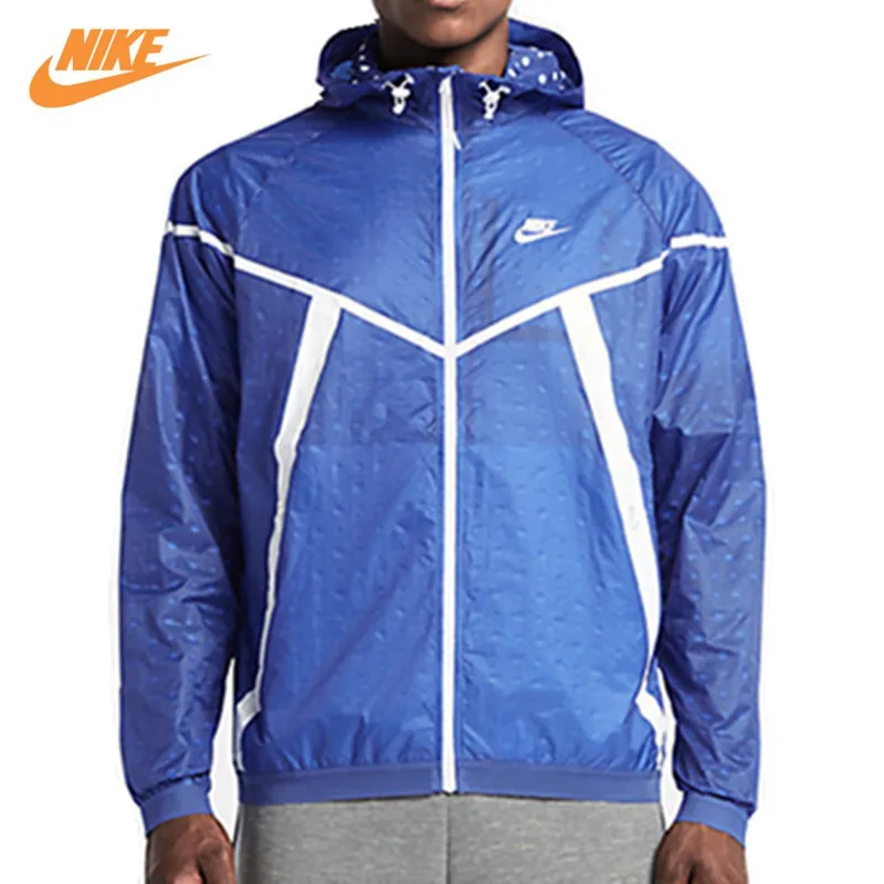 

Nike Original Men Spring Windproof Jacket Windrunner Black Jacket 642967-480