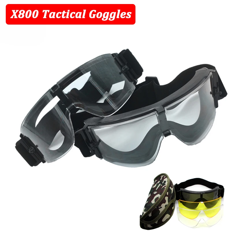USMC Military Airsoft Glasses X800 Tactical Sunglasses Eye Protective