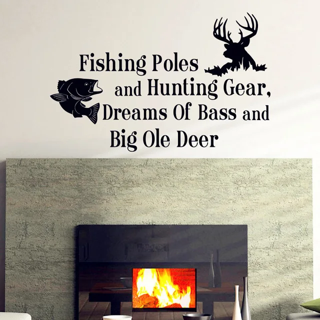 

Art Deer Wall Decals With Quotes Wall Sticker Design Wallpaper For Nursery Room Art Decoration Y-699