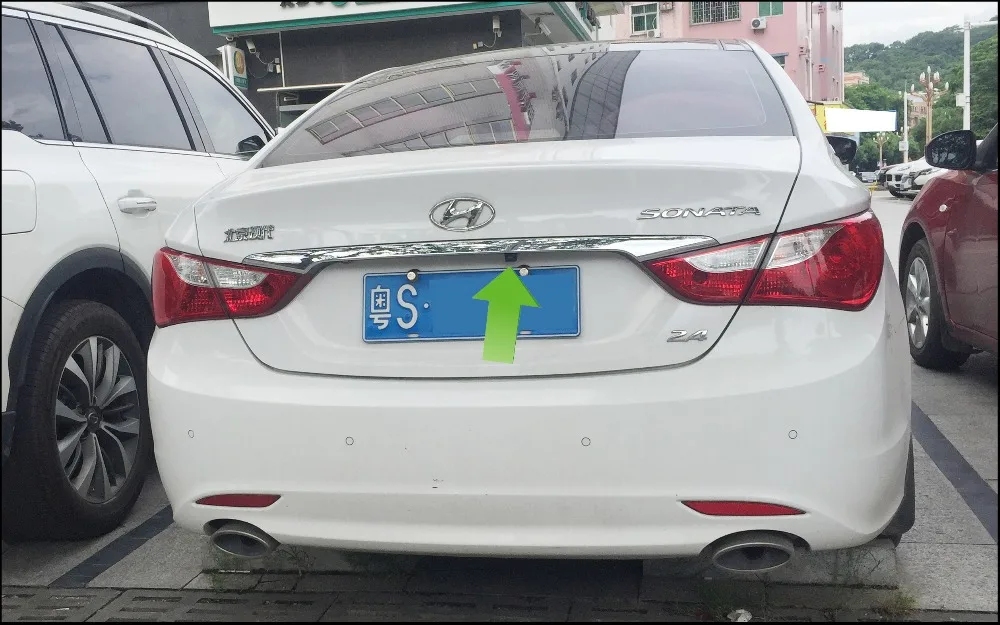 JIAYITIAN камера заднего вида для hyundai Sonata YF/i45 2011~ CCD ночного видения резервная система парковки номерного знака