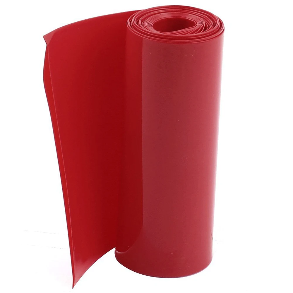 

2Meters 85mm PVC heat shrink tube red for 18650 battery pack