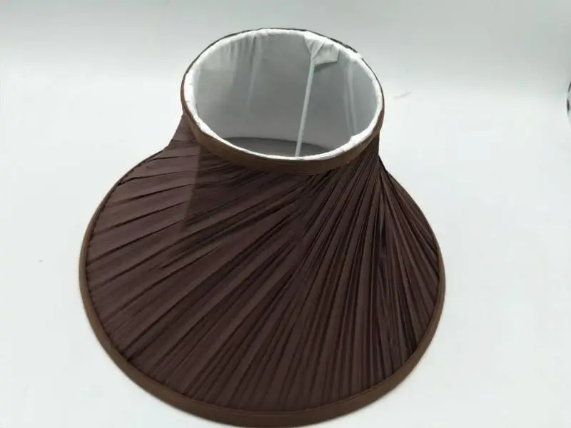 E27 lamp shade for table lamp bedroom lamp shade Horn shape coffee cloth art lamp shade E27 lamp shade for table lamp bedroom lamp shade Horn shape coffee cloth art lamp shade
