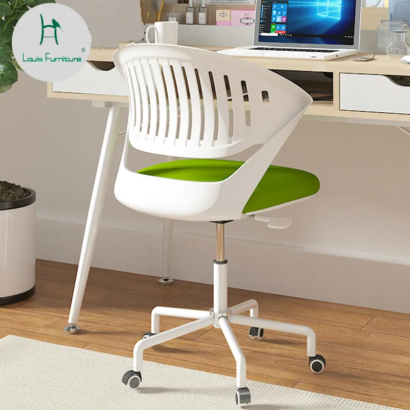 

Louis Fashion Computer Chairs Modern Simple Home Minimalist Study Lifting Net Cloth Office