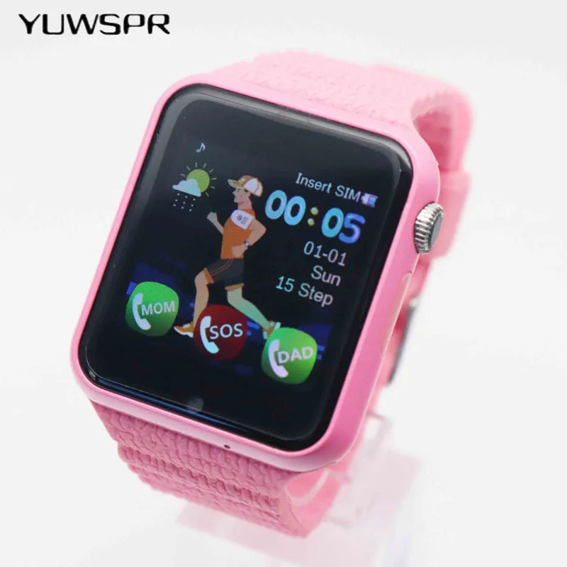 

2018 kids watch hot GPS tracking waterproof camera facebook smart watch SOS Call Location Devicer finder Tracker pink clock V7K
