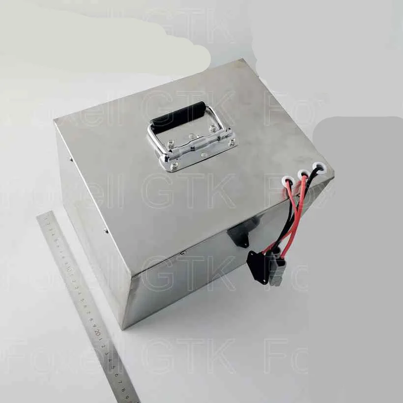 48v 5000wh battery pack Lifepo4 200A BMS max for Electric outboards trolling boat motor 8800w power fishing bait + 10A charger (2)