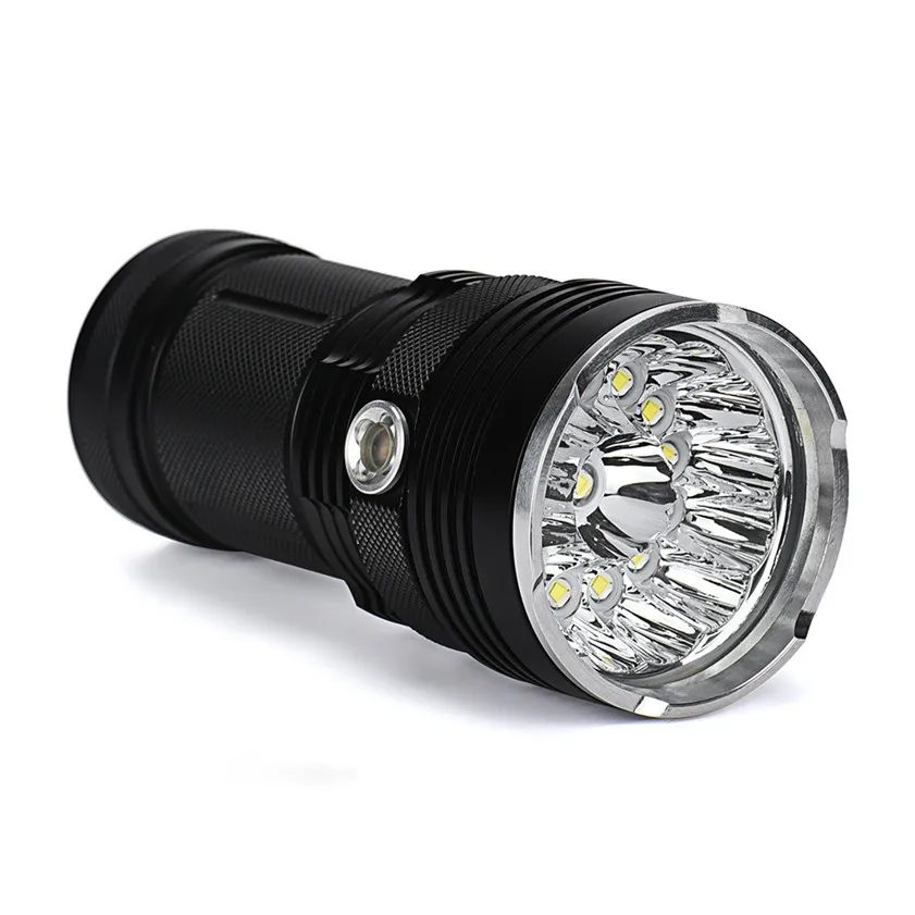 Светодиодный фонарик 34000LM 14 x CREE XM L T6 4x18650 для охоты|t6 led|t6 screwdriverlamp stand |