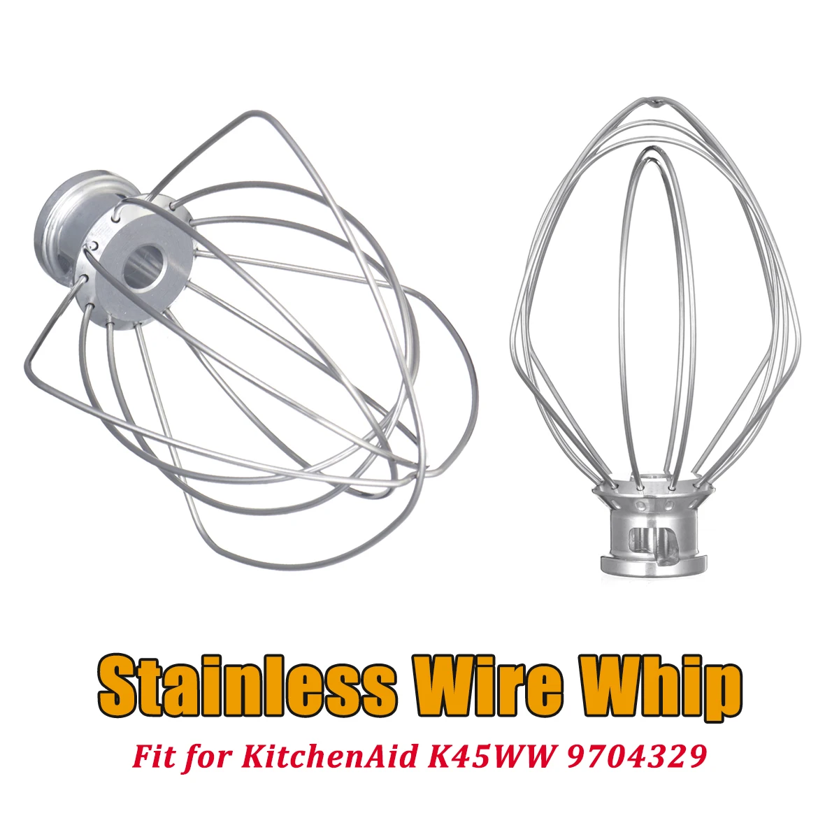Skup 304 drut ze stali nierdzewnej bicz mikser załącznik dla K45WW 9704329 dla miksery Milkshakes Noodle Makers