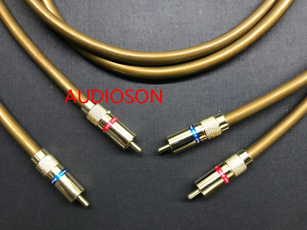 

AUDIOSON-Hi-End Van Den Hul VDH Hybrid RCA Interconnect Cable without BOX