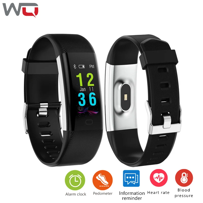 WQ F07 Plus Smart Bracelet Blood Pressure Measurement Heart Rate Monitor Band Color Display IP68 Waterproof Health | Электроника