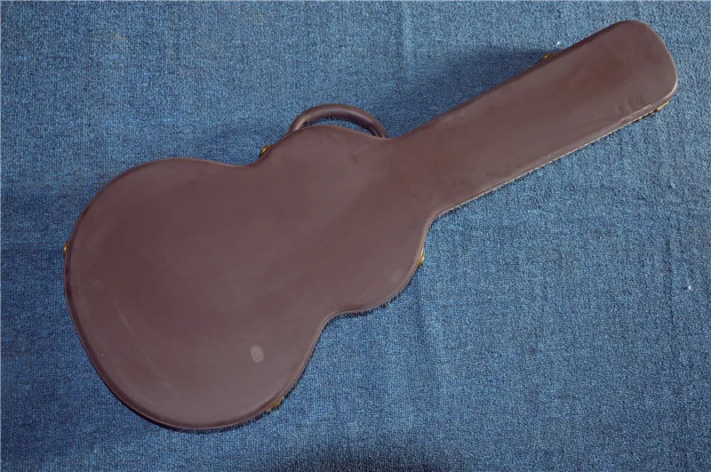 

Black electric guitar hard shell
