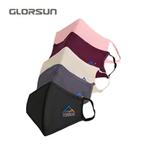 GLORSUN 1 шт хлопок Пылезащитная маска для лица унисекс корейский стиль Kpop черная велосипедная противопылевая хлопковая защитная маска для лица