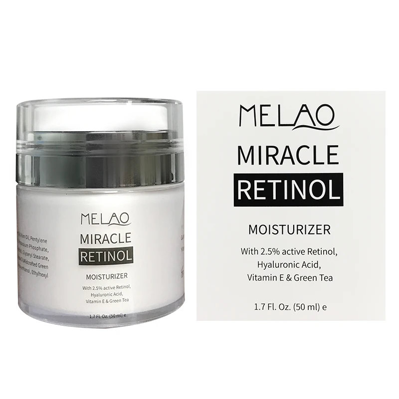 MELAO Retinol 2.5% увлажняющий крем против старения и уменьшает морщины и мелкие морщинки дневной и ночной крем с ретинолом Прямая поставка