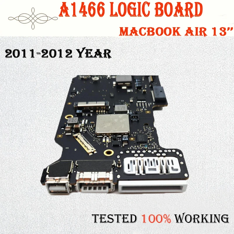 

Laptop A1369 motherboard for Macbook Air A1466 logic board I5 4G 1.7GHZ 820-3209-A 2011 2012 Year