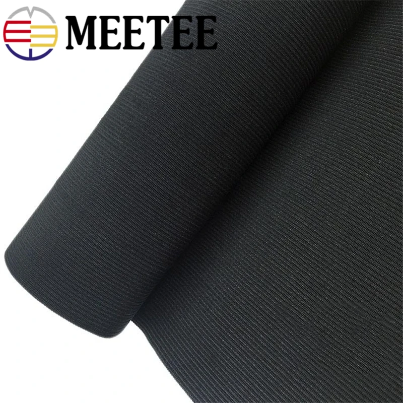 Meetee 2/5/10 м 2-4 см является допустимой Non-slip Эластичная лента волна силиконовая резинка на поясе, сделай сам, спортивная одежда наручи аксессуары для шитья