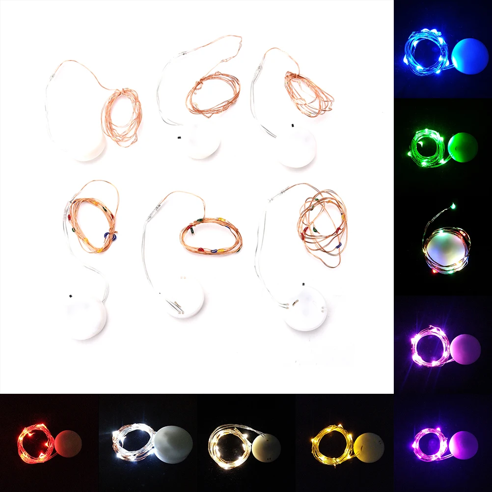 

1PCS 10 led 1M AA Battery Powered Decorative LED Copper Wire Fairy String Lights Warm White White for Christmas Wedding Parties