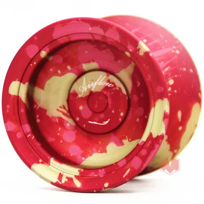 YoYo Garden Airflow3 YOYO limited edition Металлические игрушки для профессионалов с дополнительными аксессуары для йо-йо и 10 шт. йо-йо на нитке - Цвет: Red