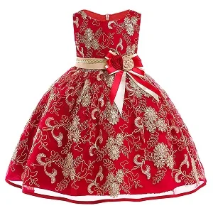 Autumn-Winter-Lace-high-grade-Dress-For-Baby-Girl-Gown-Birthday-Outfits-Children-Wedding-Dresses-Girl