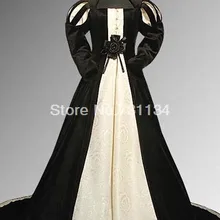 Черный Королева грузинское средневековое платье костюмы на Хеллоуин Королева платье историческая реконструкция Театральный Костюм