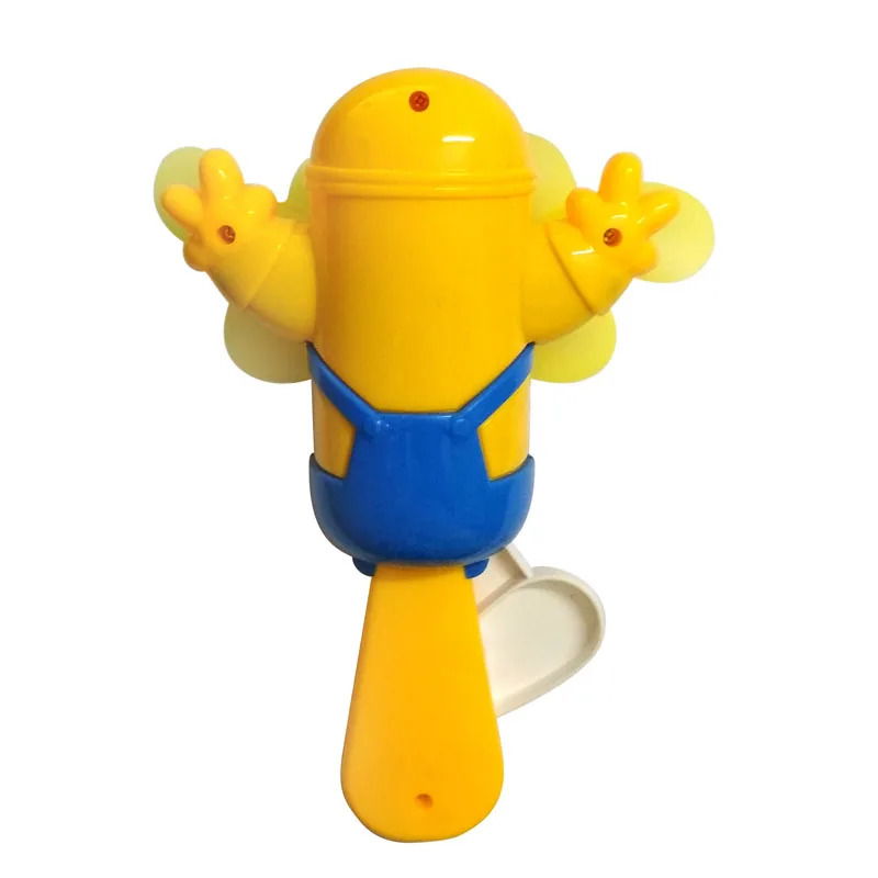 Детский мини-вентилятор, маленький ручной пластиковый ручной вентилятор, игрушка с мультипликационным рисунком, Мини Портативная Забавная детская игрушка J0087