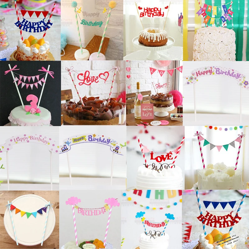 Hot Cupcake Toppers Cute Kids Cake Topper Decorations Wedding Baby
