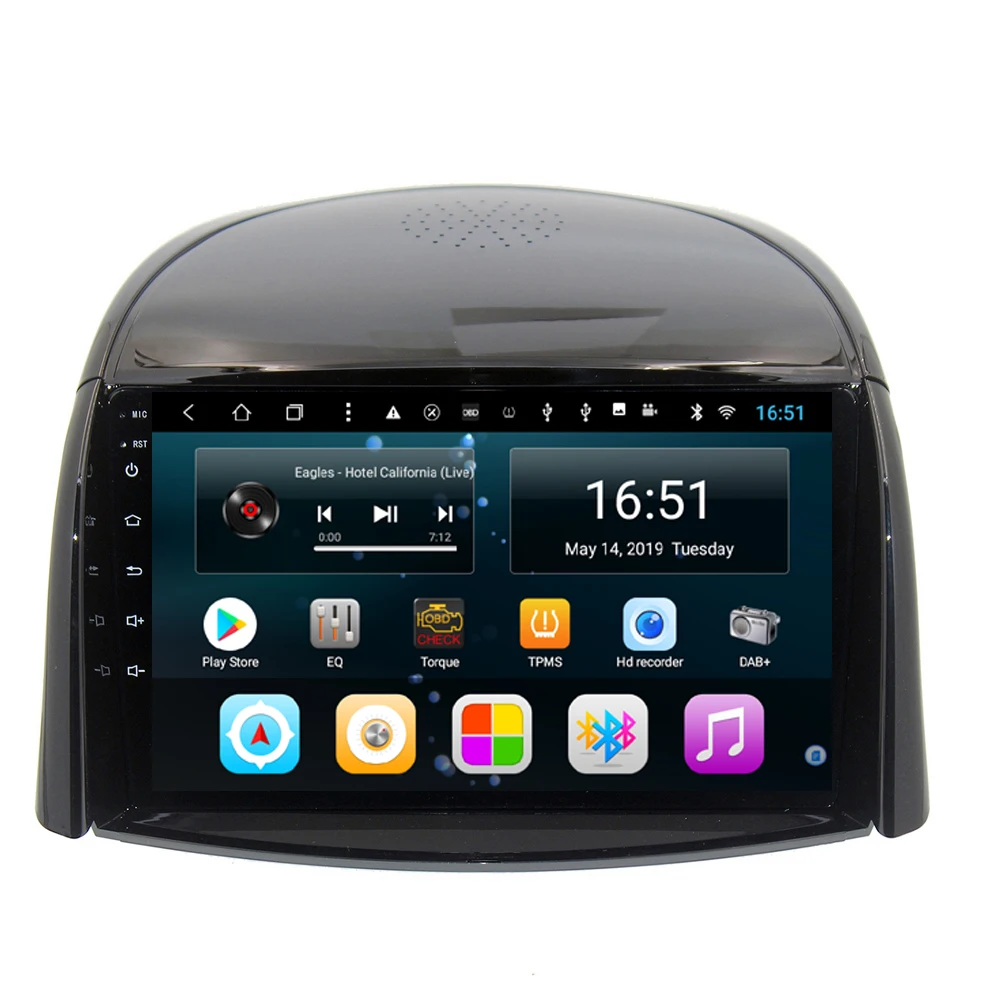 Автомобильный Встроенный Wi Fi микрофон GPS RDS отличный Bluetooth система бесплатной