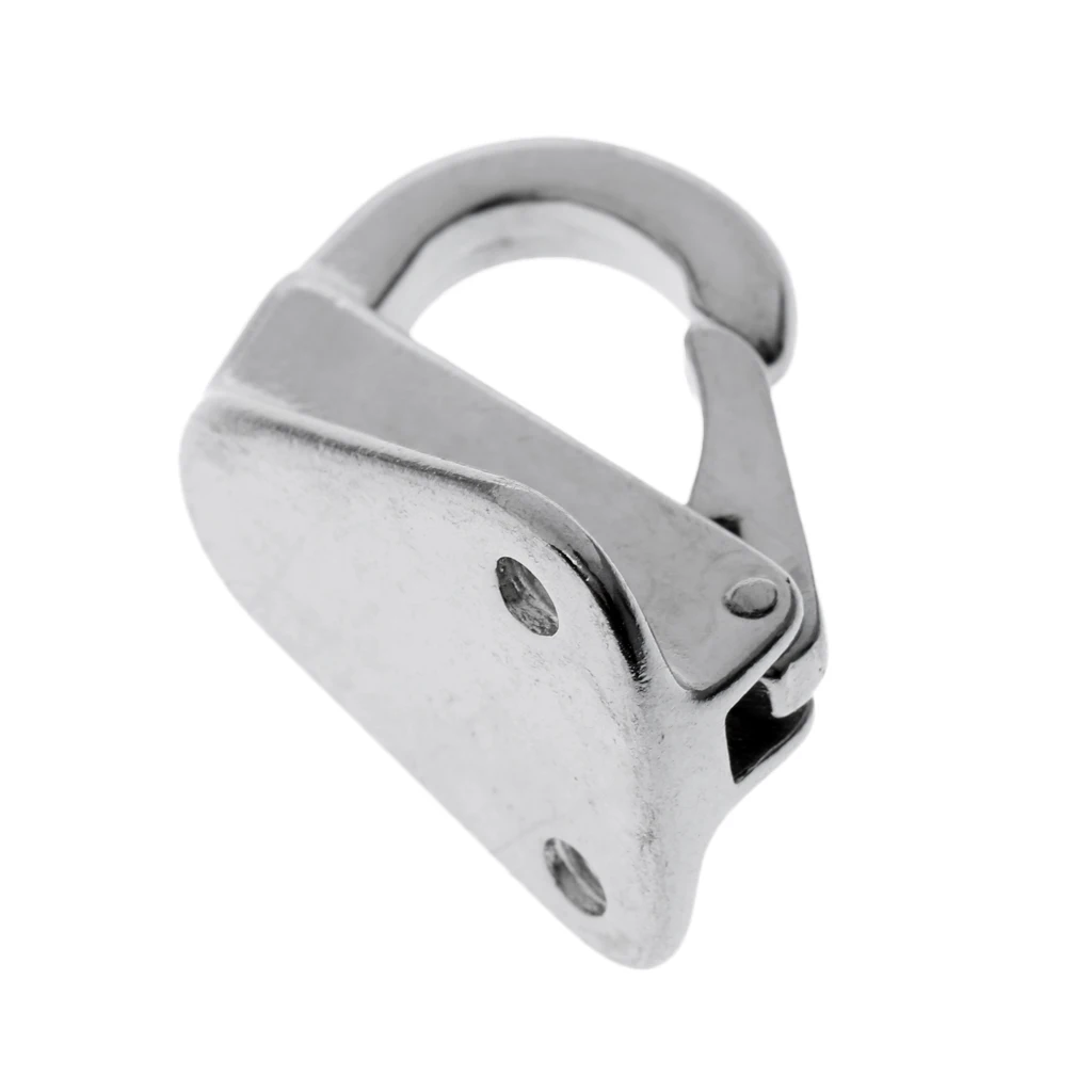 2 Pieces Stainless Steel 316 Fender Snap Hook Fending Hook Boat Ship Hardware 9mm