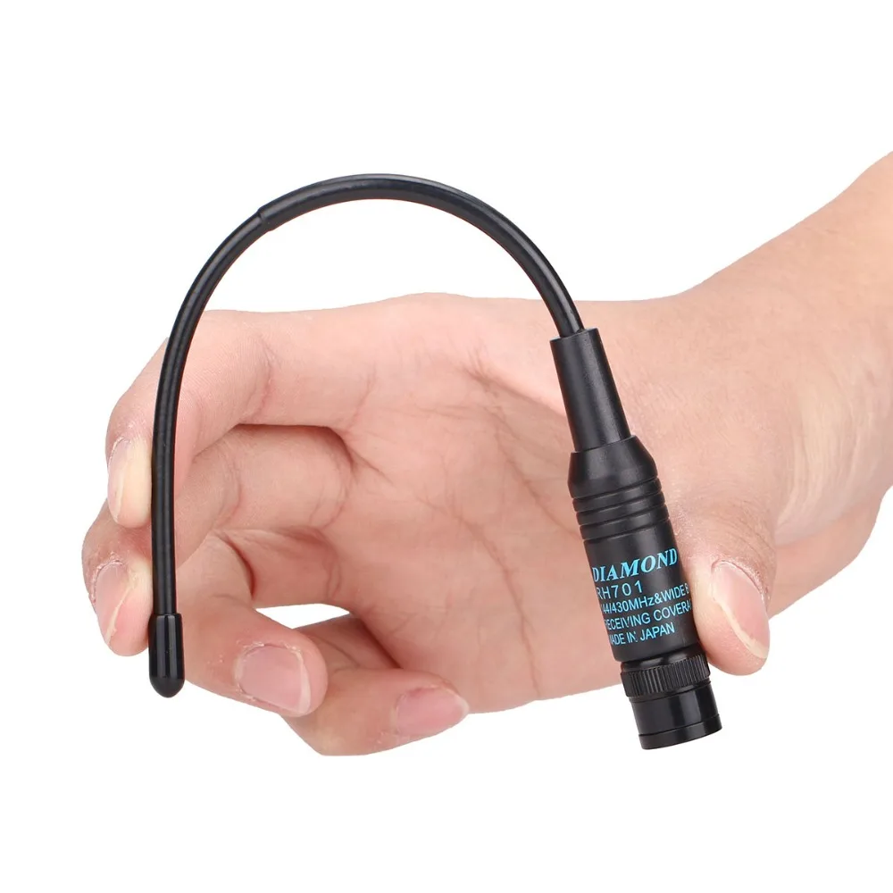 

Diamond RH701 SMA-Male Dual Band UHF/VHF 144/430MHz Antenna for Baofeng Yaesu TYT TH-UV8000D/E Wouxun KG-UV8D/9D Walkie Talkie