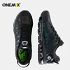 Zapatillas de correr para hombre, novedad en zapatillas de deporte ligeras y coloridas con malla reflectante, zapatillas negras de deporte, cojín de aire, zapatillas deportivas para hombre ► Foto 1/6