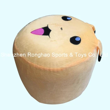 

Free Shipping Inflatable Stool Thicken PVC Cotton Cover Cartoon Plush Air Pouf Chair Lovely Pneumatic Stools Portable Pikachu