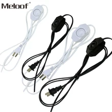 0-60 Вт светильник Диммер светильник вилка переключения питания 1,8 м шнур провод кабель кнопка переключатель для Светодиодный светильник Настольный светильник s ЕС вилка США