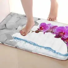 Pansy стиль Коврики для улицы, смешной Противоскользящий коврик для ванной, коврики, дверные коврики под входную дверь