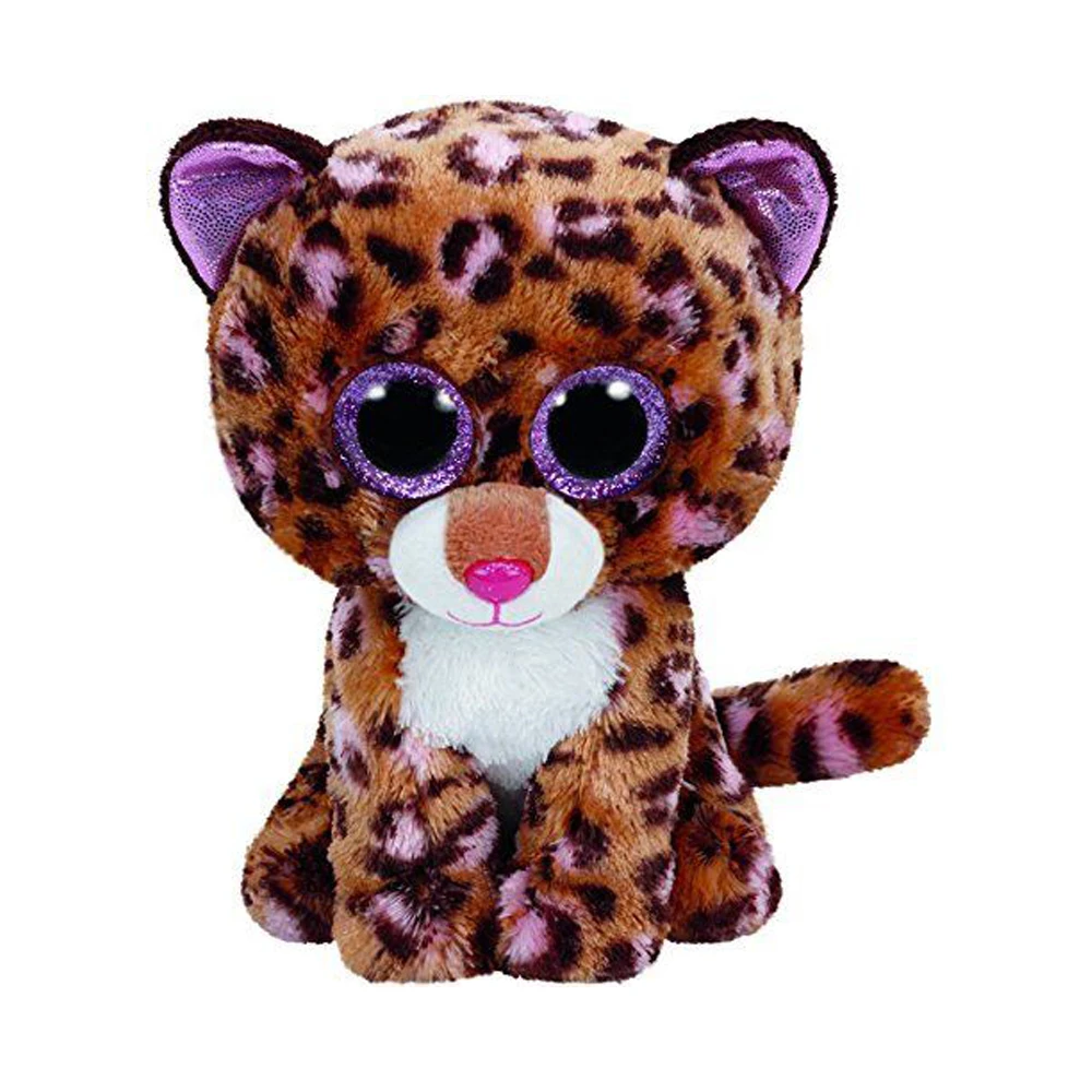 

Ty Beanie Boos Animals Patches the Leopard Plush Toy 15cm