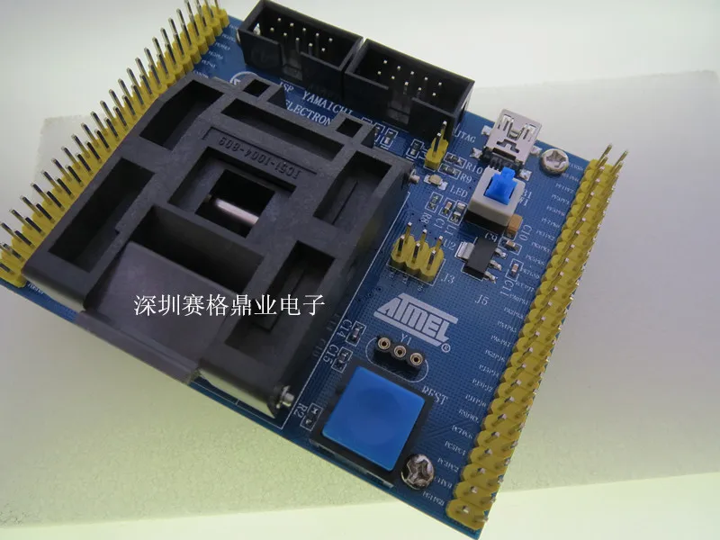 Original ATMEL IC Test Seat ATmega1280 ATmega2560/ATmega640 Burning Programm QFP100 Socket Adapte | Автомобили и мотоциклы