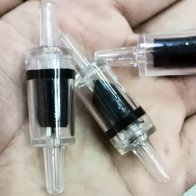 50 Pcs Black Non-return Check Valves for Aquarium Air Pump Valve CO2 Tropical Marine Free Shipping | Дом и сад