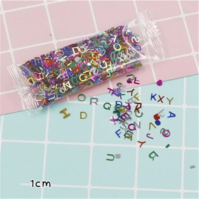 

Modeling Clay DIY Supplies Slime Charm Love Shell Letter Sequins Handmade Fairytale Dream Crystal Glue Filling Slime Material