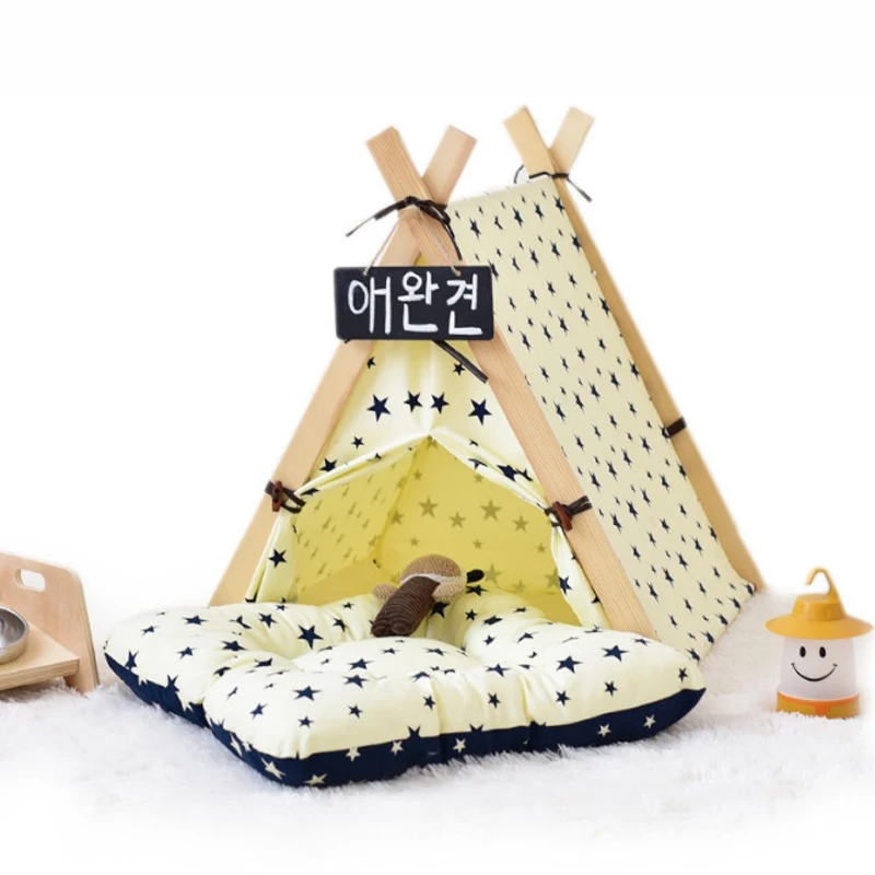 Cute Fashion Cotton Variety Doghouse Winter Washable Dog Tent Teddy Bear Xiong Jinmao Kennel Large Cat Litter Supplies