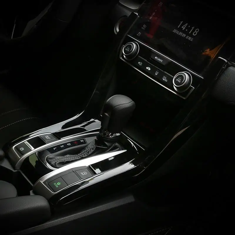

Door Handle Steering wheel Control system automobile decorative car styling protecter decoration accessory 16 17 FOR Honda Civic