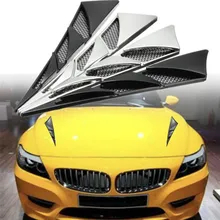 Новая автомобильная боковая воздушная Выходная воздушная наклейка для впуска капота декоративная воздушная выходка внешние аксессуары высокое качество прочная практичная