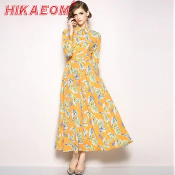 

New Shirt Collar Women Long Dresses Elegant Formal Vestido De Fiesta Aline Dress Party Night Rushes Maxi Dresses Women