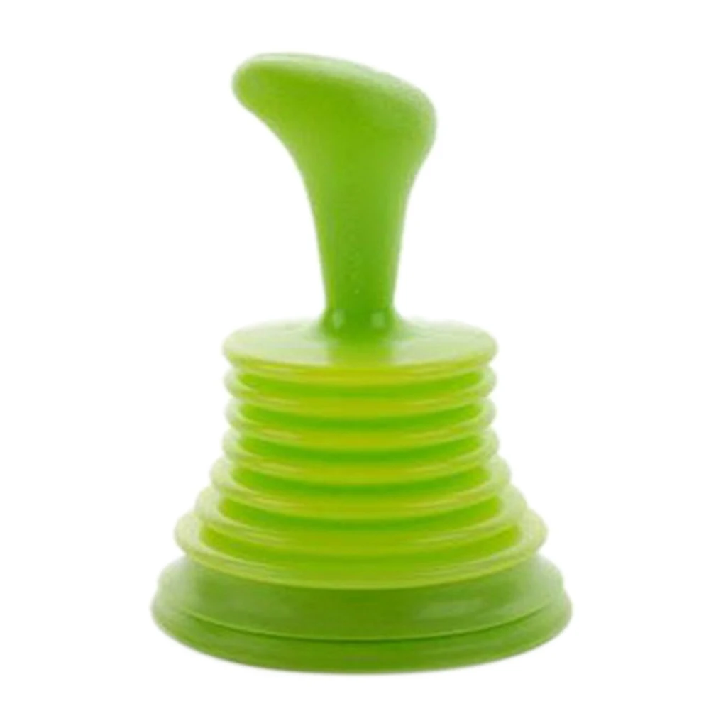 HENGHOME 1 шт. домашнего использования Ho использовать держать мощный для ванной для кухни для раковины сливной трубы очиститель для трубопровода присоска плунжеров - Цвет: green